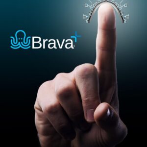 Brava Plus on finger